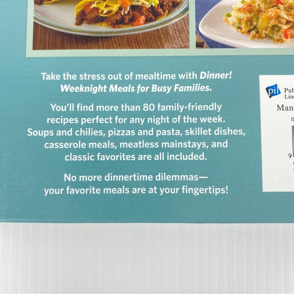 Dinner! Weeknight Meals for Busy Families Cookbook Coil-bound Recipes - Picture 3 of 13